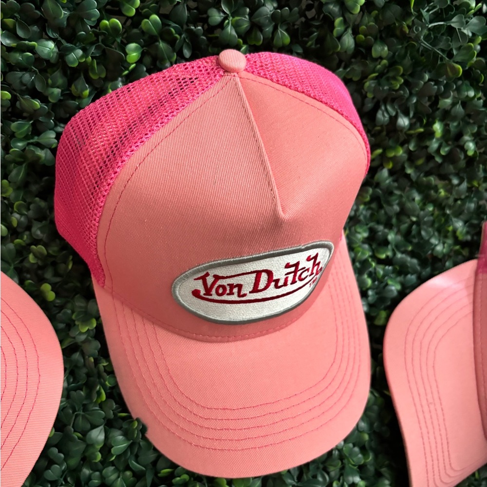 Von Dutch Coral Pink Cap